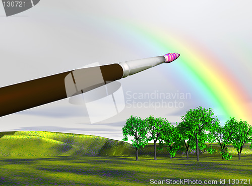 Image of Rainbow Painting