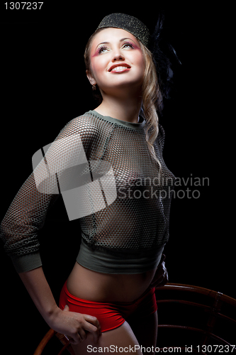 Image of woman with glamour make-up