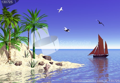 Image of Tropical island