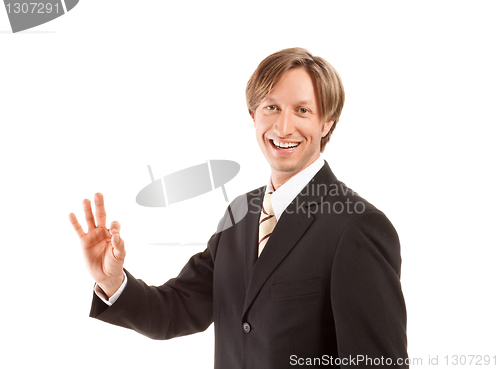 Image of young confident businessman