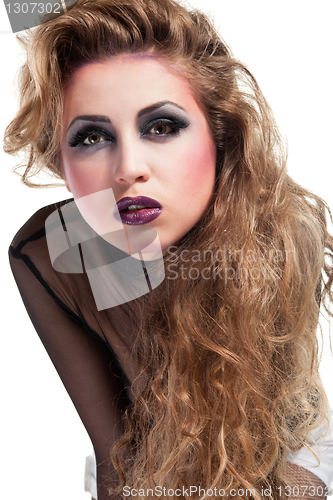 Image of Sexy rocker girl  wiht cool makeup