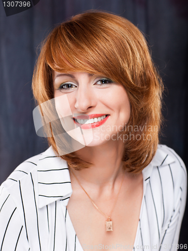 Image of Perfect woman  on colored background