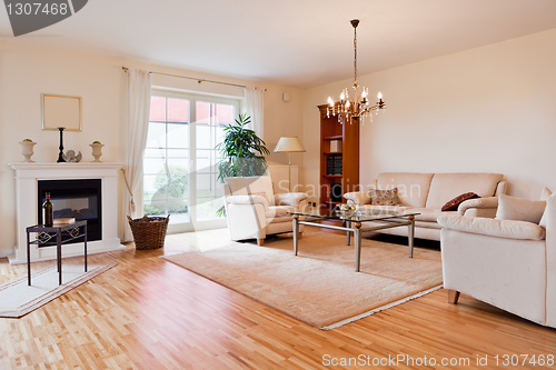 Image of Modern house, living-room