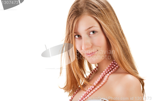 Image of pretty red-haired young woman