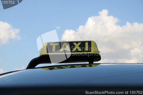 Image of Taxi sign