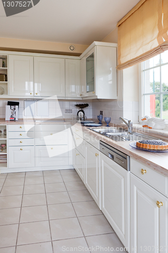 Image of Interior of modern house kitchen