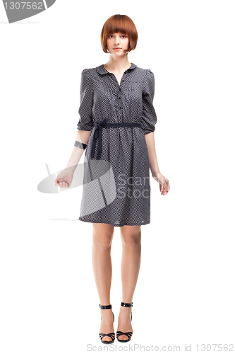 Image of Full length portrait of a confident young female
