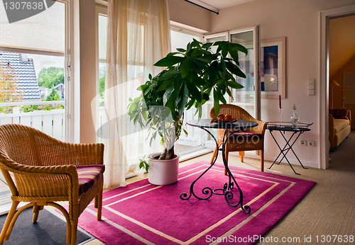 Image of Modern house, living-room