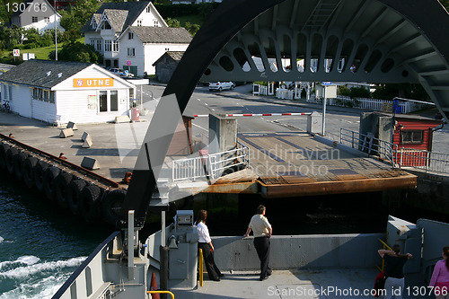 Image of Ferry docking