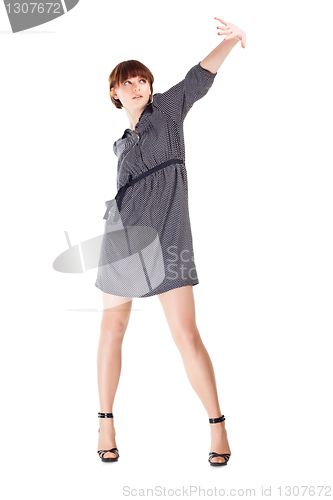 Image of Full length portrait of a confident young female