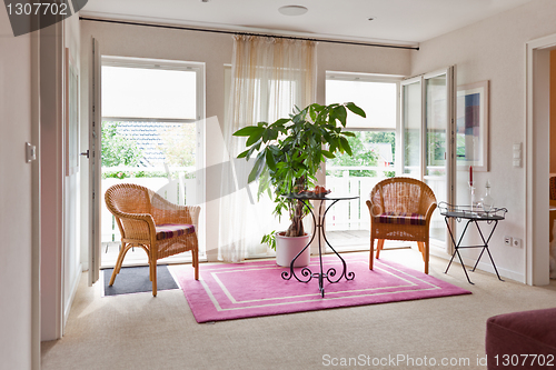 Image of Modern house, living-room