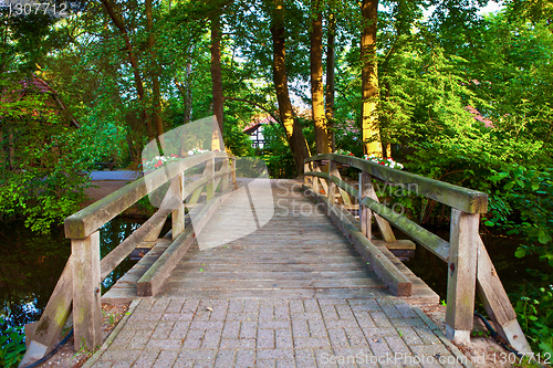 Image of Wooden Foot Bridge