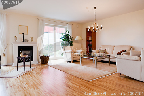 Image of Modern house, living-room