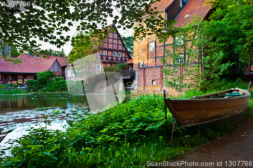 Image of summer landscape with river