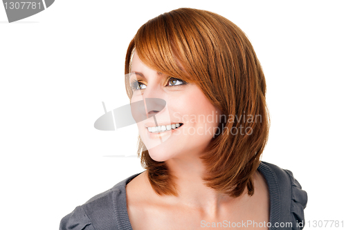 Image of Perfect woman  on colored background