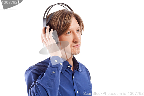 Image of young men feeling the music