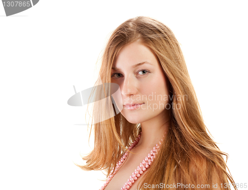 Image of pretty red-haired young woman