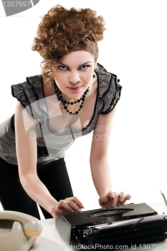 Image of Businesswoman in office