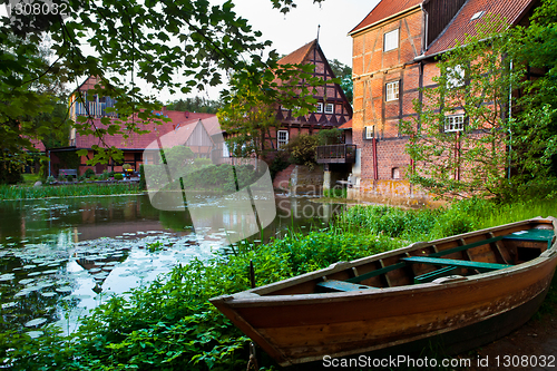 Image of summer landscape with river