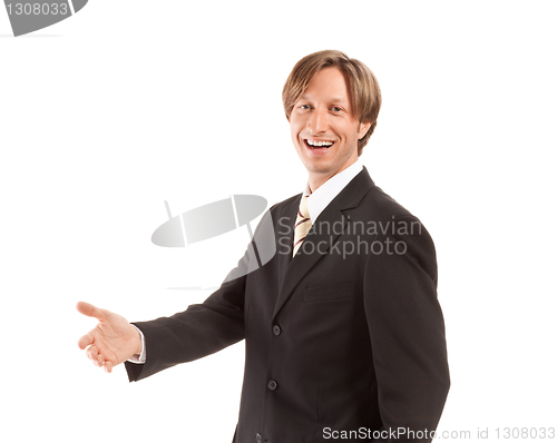 Image of young confident businessman