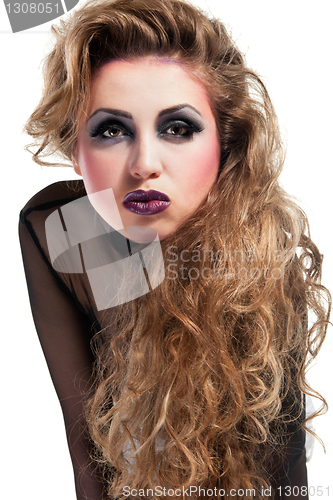 Image of Sexy rocker girl  wiht cool makeup