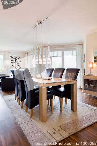 Image of Interior of modern house kitchen