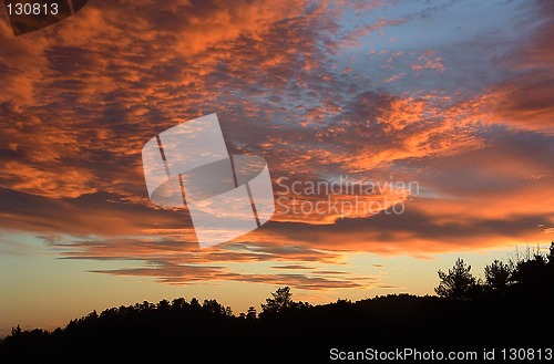 Image of Richly coloured clouds