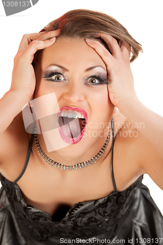 Image of Beautiful blonde woman