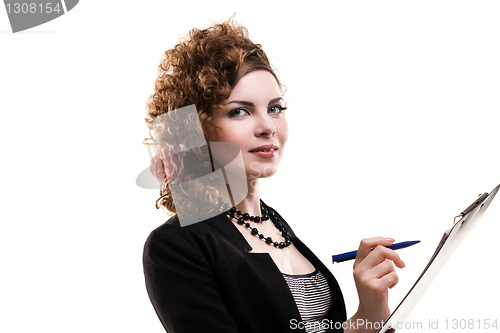 Image of Businesswoman in office