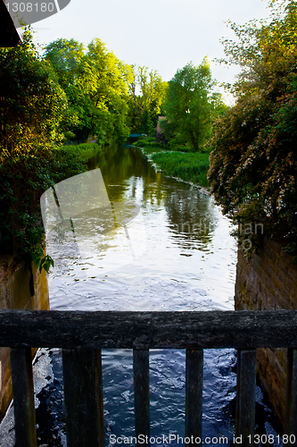 Image of summer landscape with river