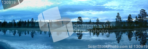 Image of River with blue sky