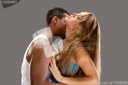 Image of Young couple dances Caribbean Salsa