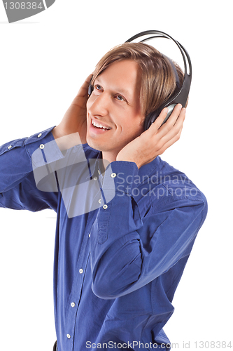 Image of young men feeling the music