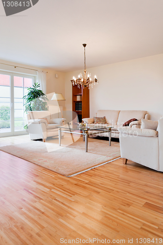 Image of Modern house, living-room