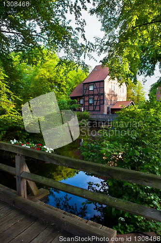 Image of summer landscape with river