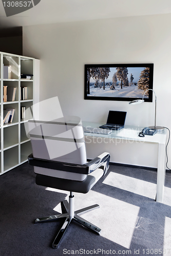 Image of Modern interior of home office