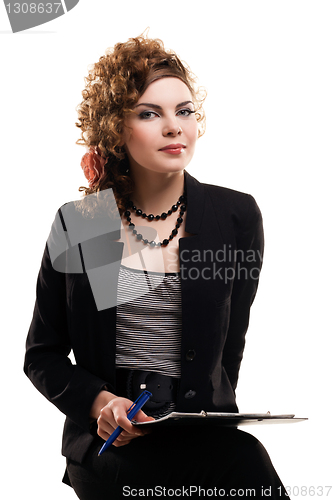 Image of Businesswoman in office