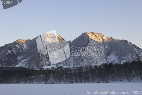 Image of Winter morning in the moutntain