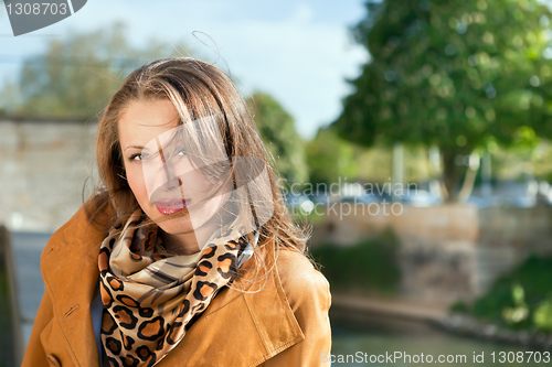Image of Portrait of the young beautiful woman