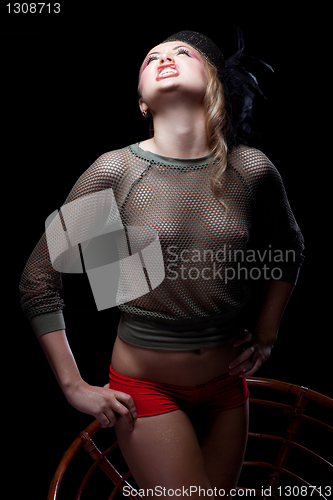 Image of woman with glamour make-up