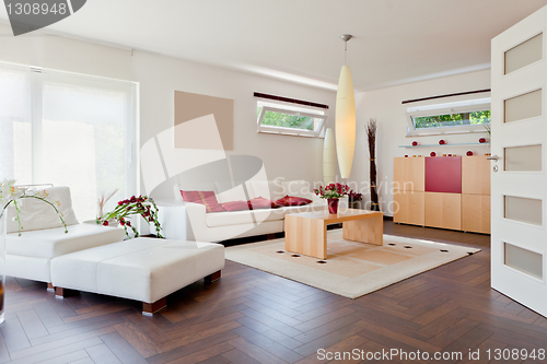 Image of Modern house, living-room