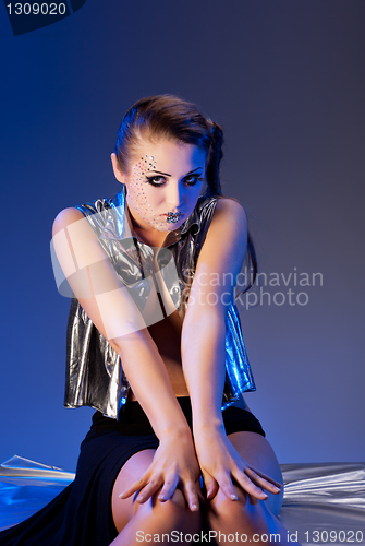 Image of woman with crystal glamour