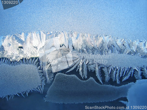 Image of frosty natural pattern 