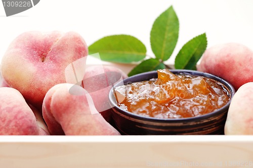 Image of peaches jam