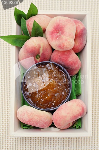 Image of peaches jam