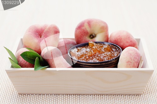 Image of peaches jam