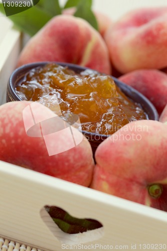 Image of peaches jam