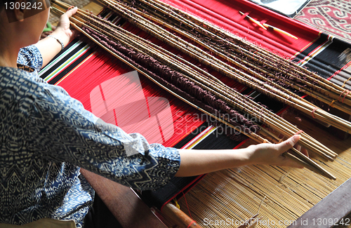 Image of traditional malaysian loom