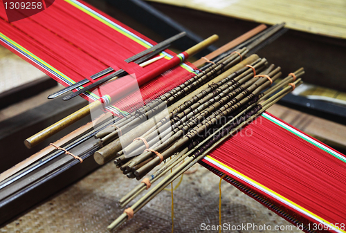 Image of traditional malaysian loom