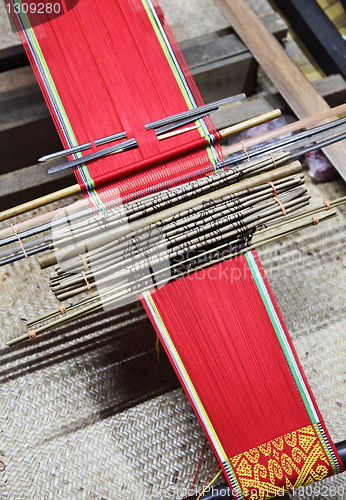 Image of traditional malaysian loom